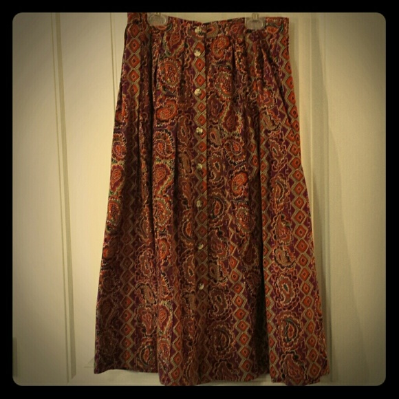 Vintage midi skirt