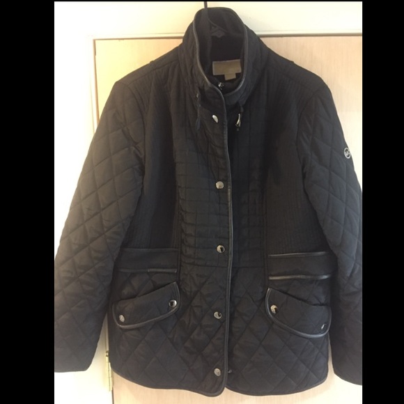 Michael Michael Kors Quilted Layer Button Jacket