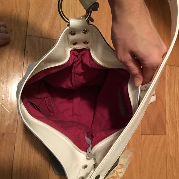 Blue suede bag - Picture 2 of 2