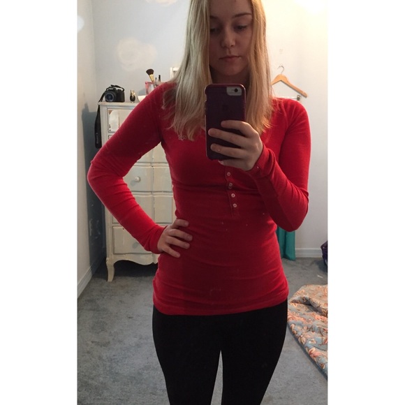 Red Hollister Co. Top