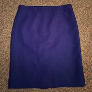 J. Crew Royal blue No. 2 pencil skirt
