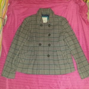 Pea coat with removable hood. Aerolostale. XL.