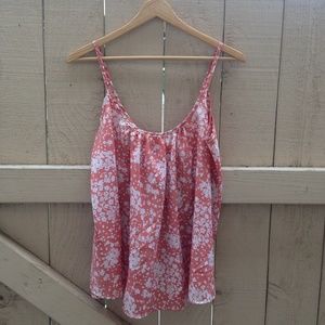 Floral Baby Doll Blouse Tank