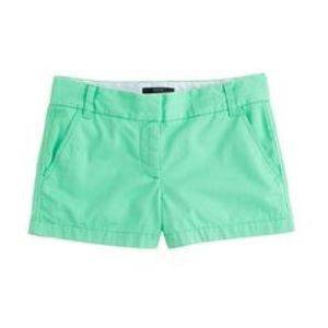 Mint chino short by J. Crew!