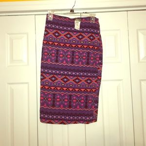 Rue 21 multicolored pencil skirt
