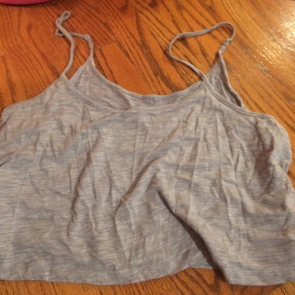 grey cropped top - Picture 1 of 1