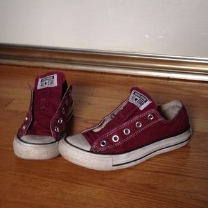 Burgundy Chuck Taylor Converse