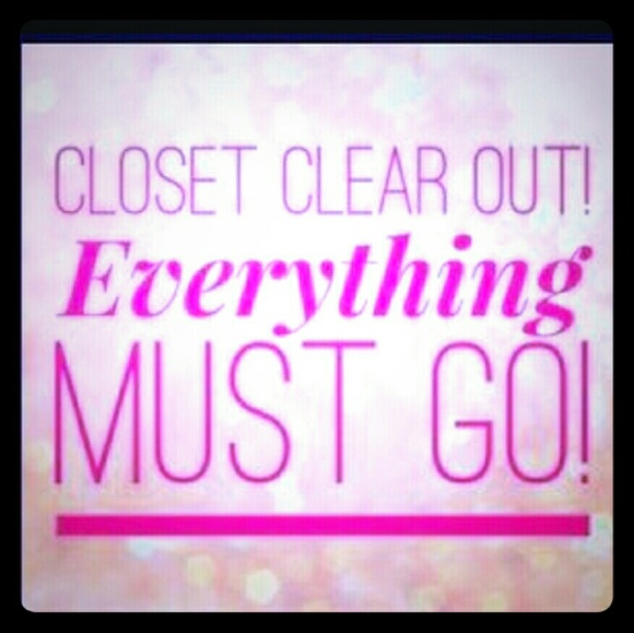 CLOSET CLEAR OUT!!!