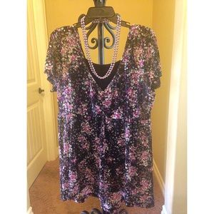 🚫SOLD🚫Sheer and sassy blouse