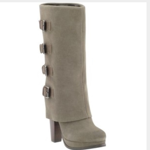 Report Monroe Buckled Mid Calf Boots
