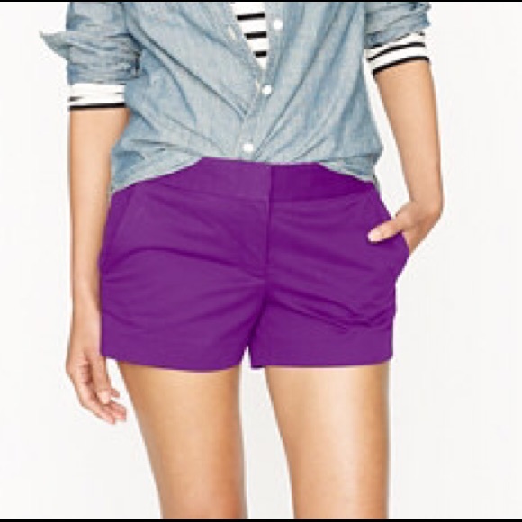 Purple J. Crew chino short!