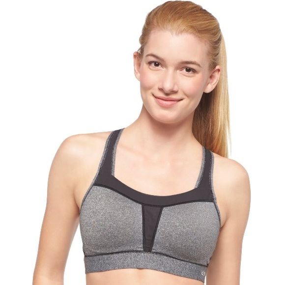 BRAND NEW GRAY SPORTS BRA
