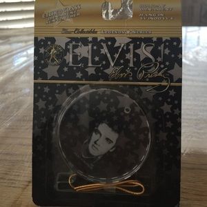 Elvis Presley! Etched glass ornament sun-catcher
