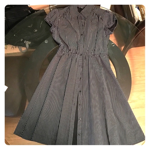 Pinstripe dress