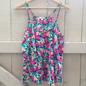 Floral Printed Baby Doll Blouse Tank 🌺