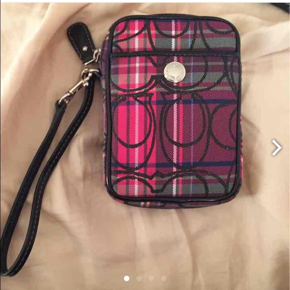 Coach digital camera wristlet/case
