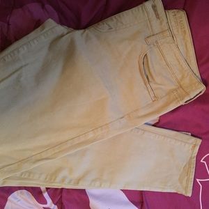 Khaki Skinny Jeans/ size 12
