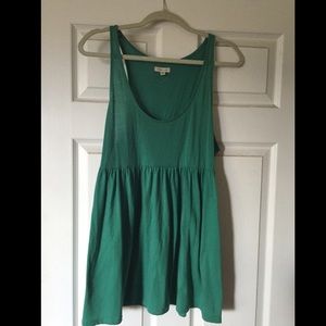 Mint Racerback Babydoll Tank (Urban Outfitters)