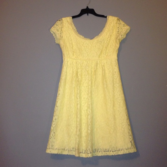 Yellow Lace Dress