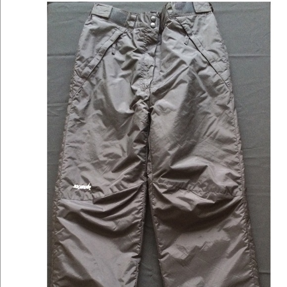 Women's Ski Gear Black Insulated Snow Pants SZ med