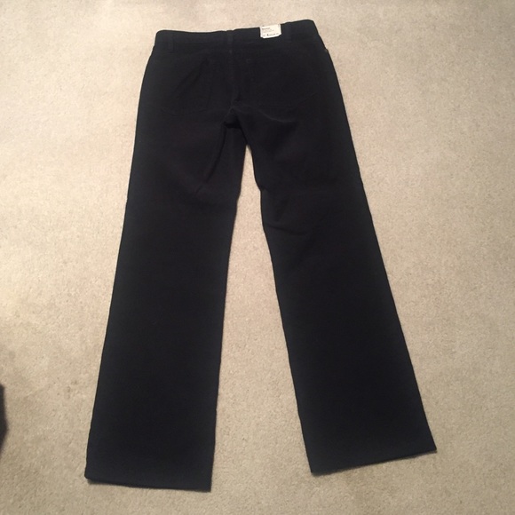 Black boot cut corduroy pants - Picture 3 of 3