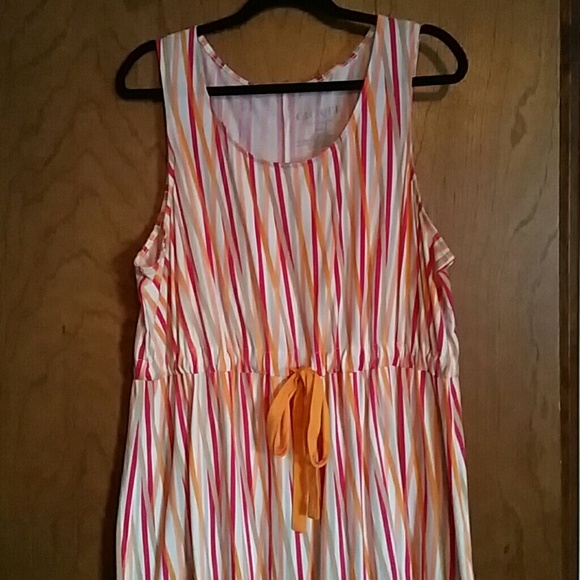 NWT stripe maxi
