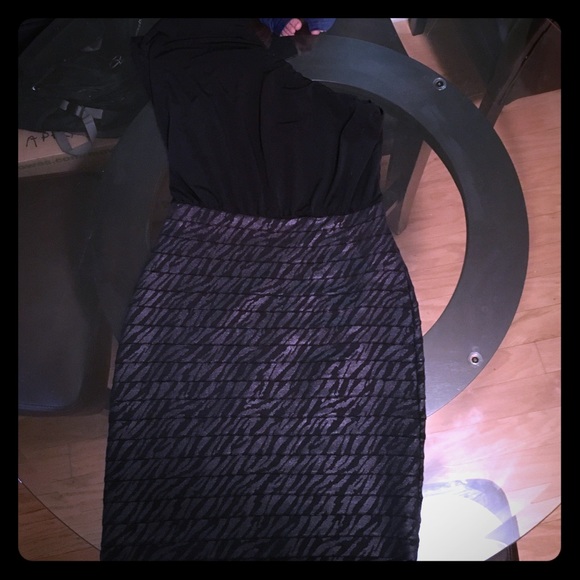 One shoulder maxi dress