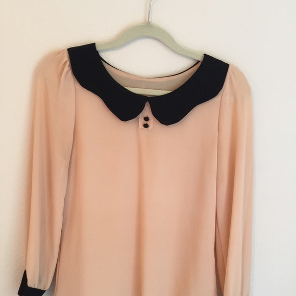 Chiffon Collar Shirt