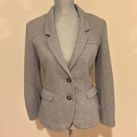H&M heather gray blazer EUC