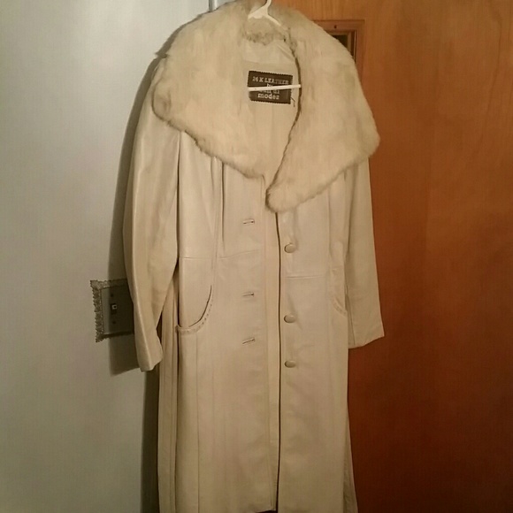 Leather coat