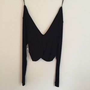 off shouldered crop top