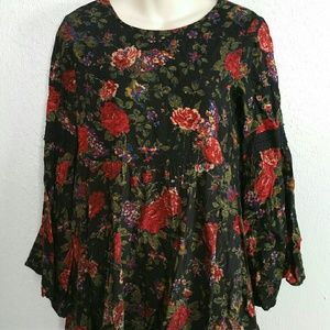 Forever 21 floral tunic