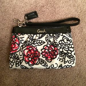 Coach Flower Wristlet