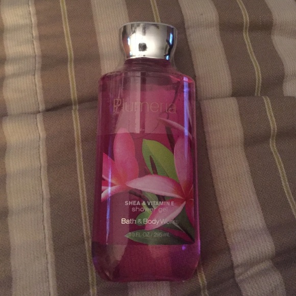 New never opened plumeria shower gel