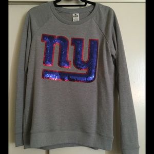 Pink NFL Sequined Sweatshirt