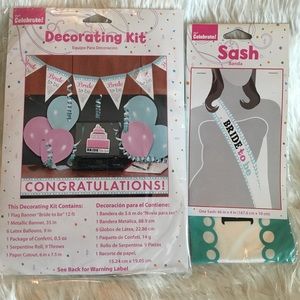 👰🏻💍Bride-to-be: Sash, Decorating Kit & More
