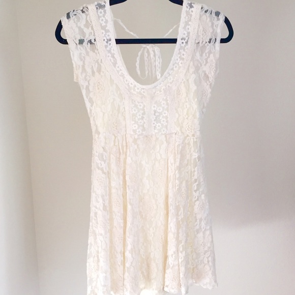 White Lace Dress from Wet Seal☁️