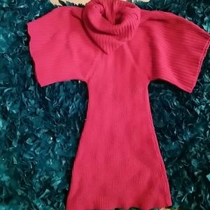 Cowl Neck Sweater Dress