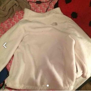 white north face jacket