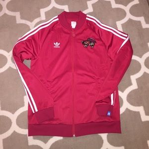 Adidas Temple Univ.  (Owls)track jacket. Medium.