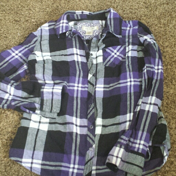 Arizona Purple/Black Flannel | size large