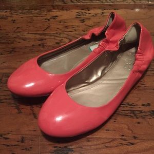 BCBG Coral Patent Leather Flats