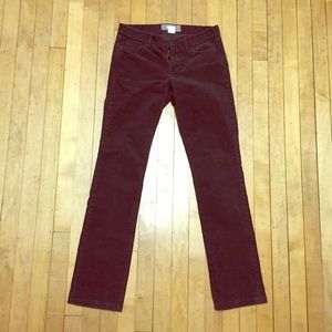 J. Crew Brown Matchstick Cords