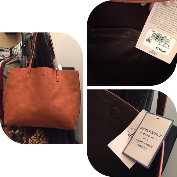 🚫SOLD🚫🍃 Chestnut and brown reversible tote - Picture 4 of 4