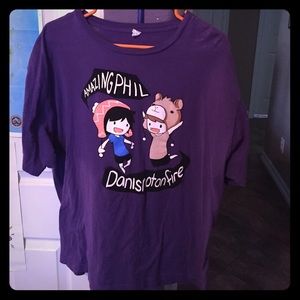 Danisnotonfire and Amazingphil Youtuber Shirt