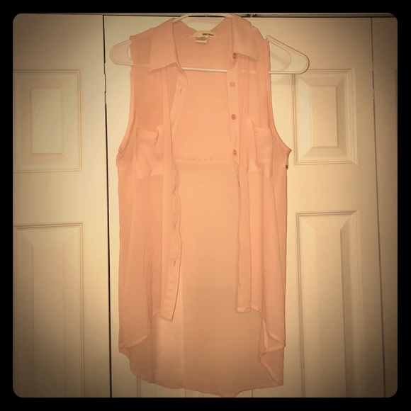 Button up, collar tunic top