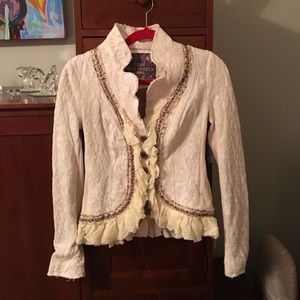 Free People Boho-Military sz 0 Jacket/cardigan