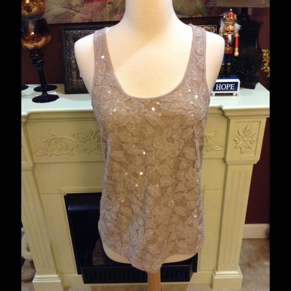 Blush/beige Express tank top - Picture 1 of 4