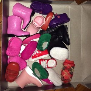 NON American doll brand shoes for the doll.