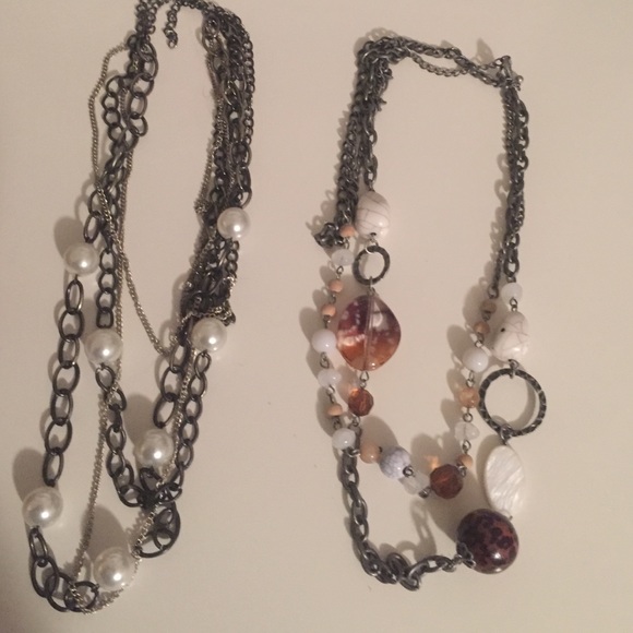 Costume jewelry necklaces